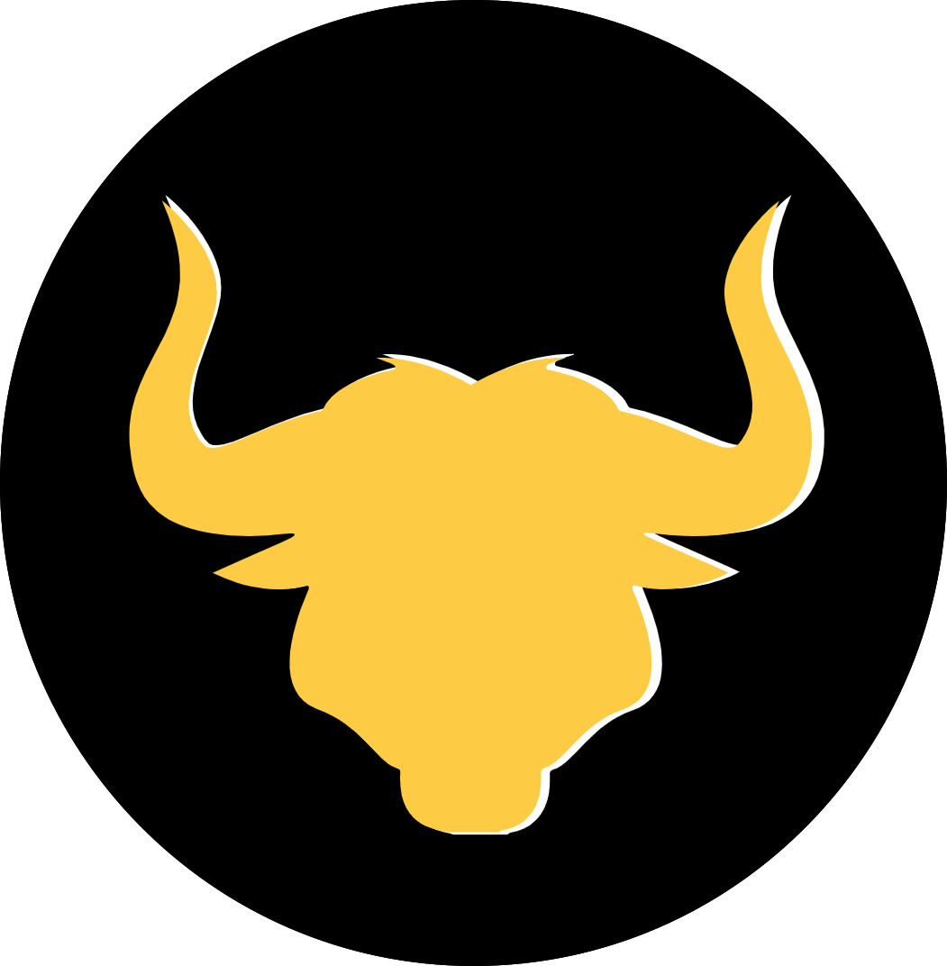 Yellow Bull Favicon Black